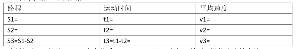 中考复习之第一章机械运动