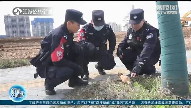 江苏涟水一工地施工挖到迫击炮弹！警方紧急处置